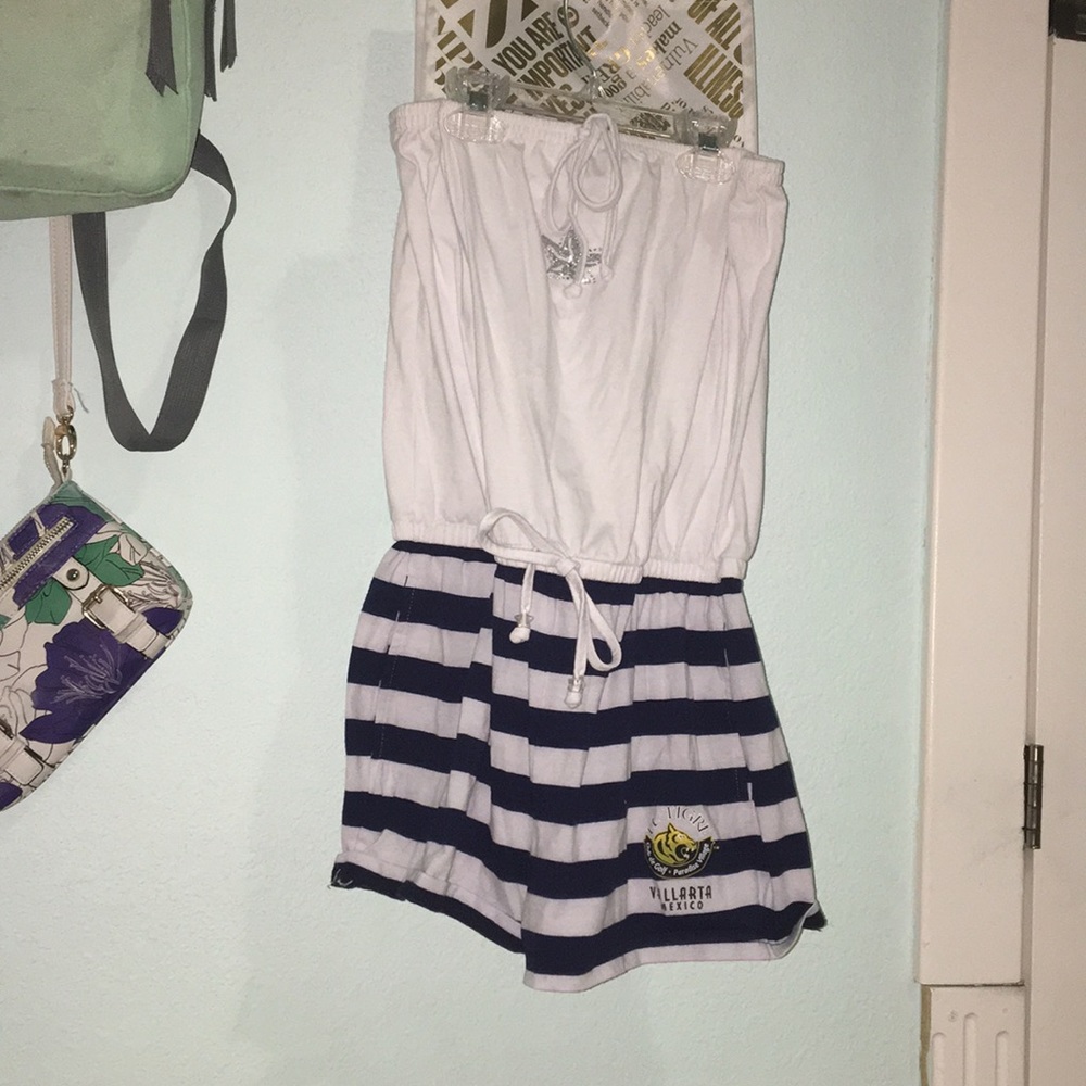 Strapless Romper
